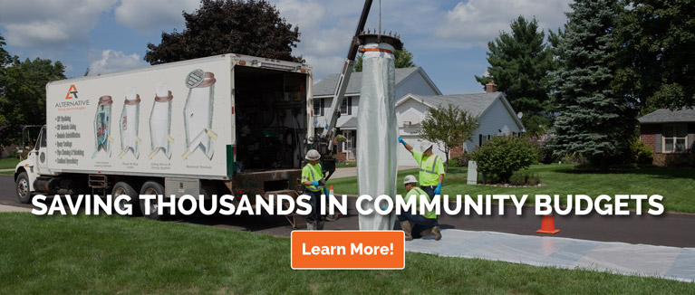 sewer manhole rehabilitation in Rhode Island